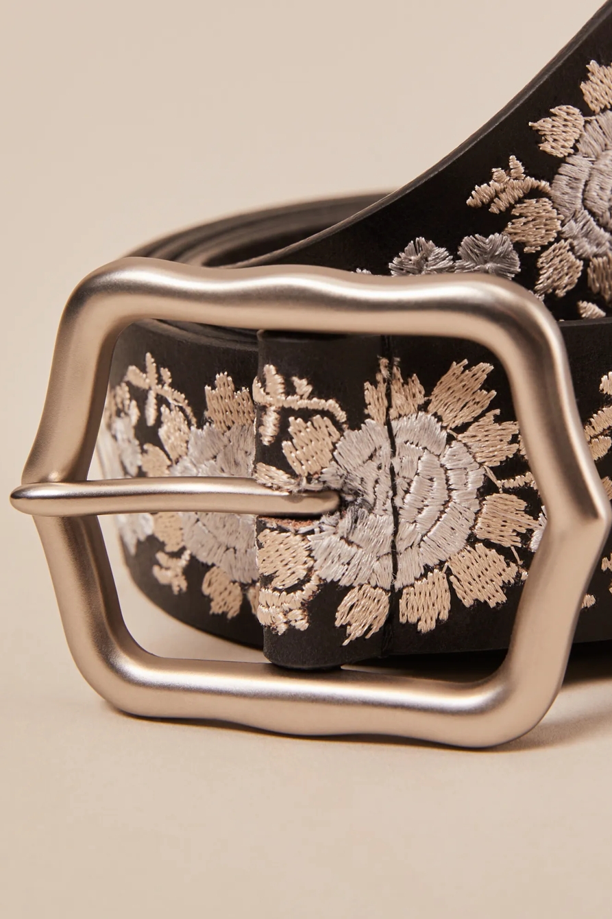 BLOOM FLORAL EMBROIDERED BELT, image 3