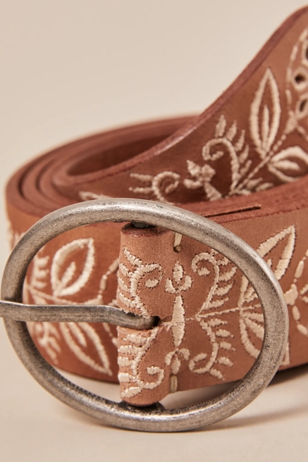 DELICATE FLORAL EMBROIDERED BELT, image 3