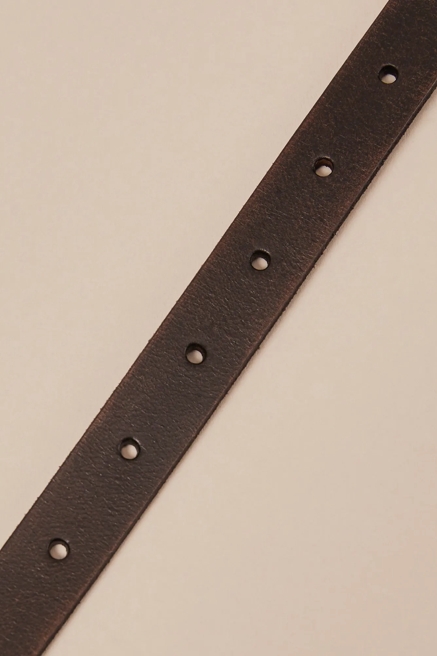 WESTERN FADED LEATHER BELT, image 2
