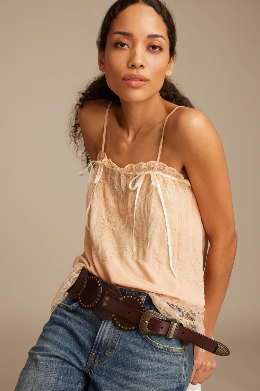 STUDDED LEATHER FESTIVAL BELT