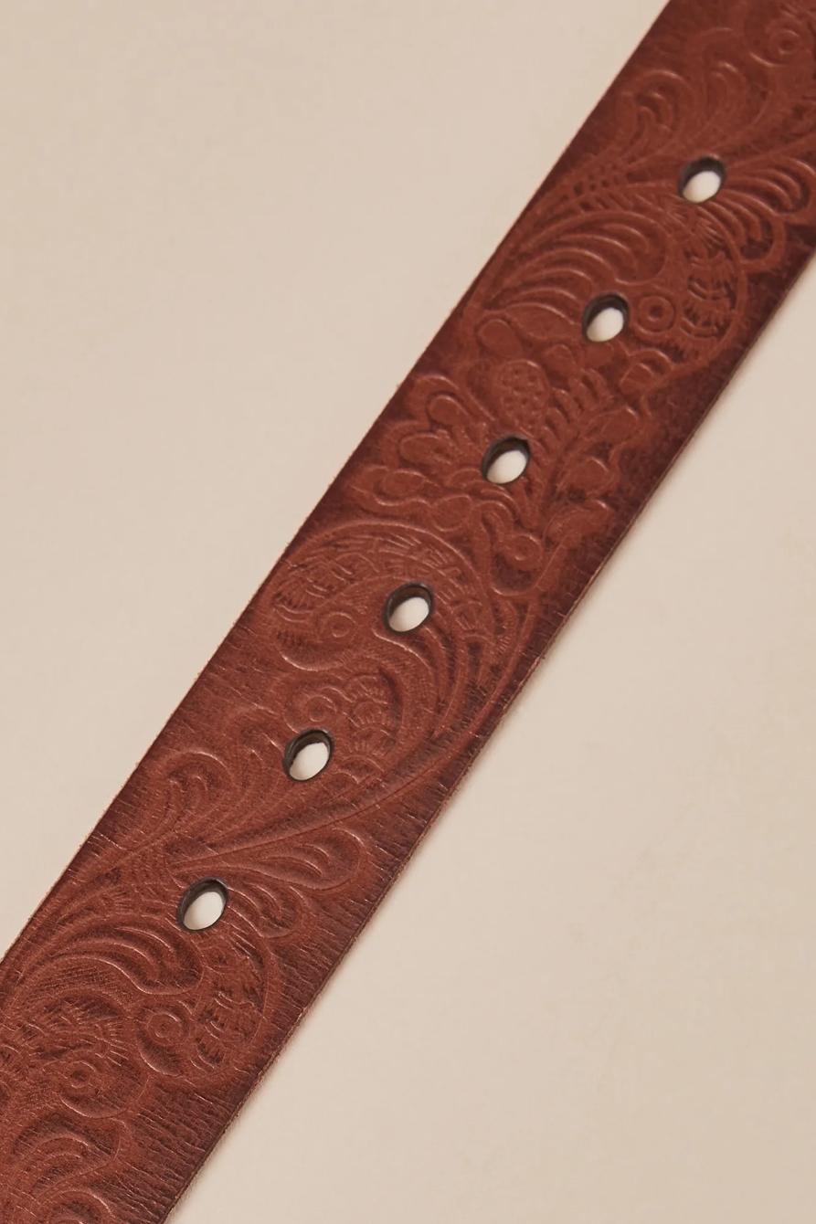 BIG BUCKLE EMBOSSED BELT, image 3