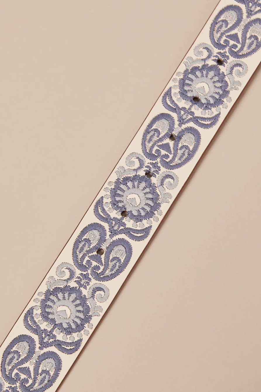 EMBROIDERED LEATHER BELT, image 2