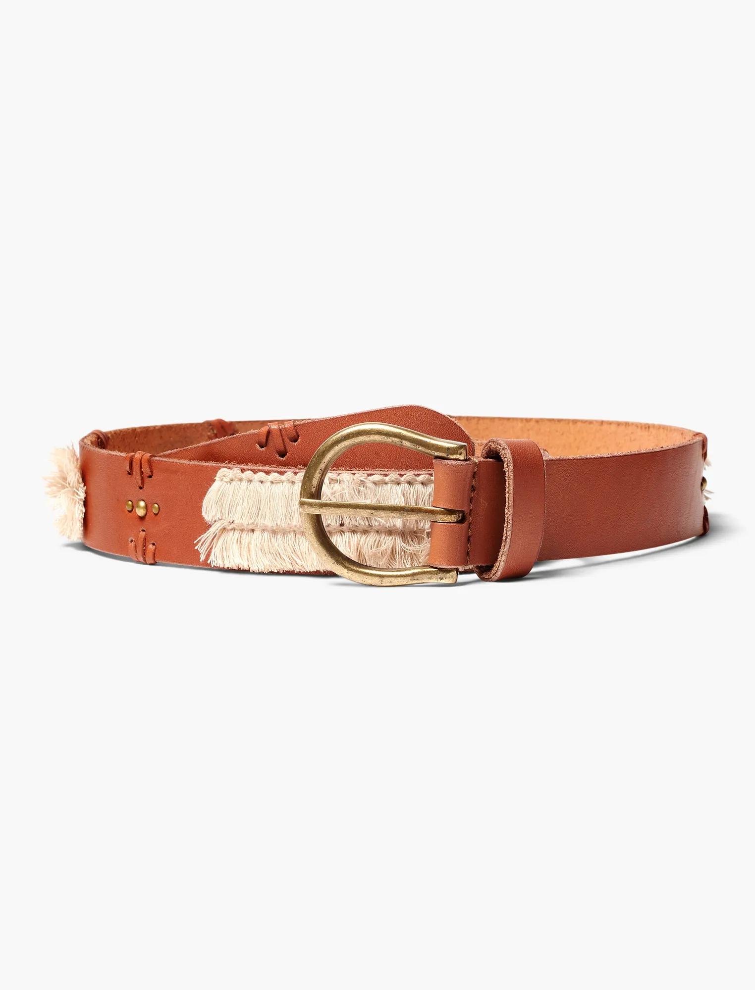 TWO TONE FRINGE BELT, image 1