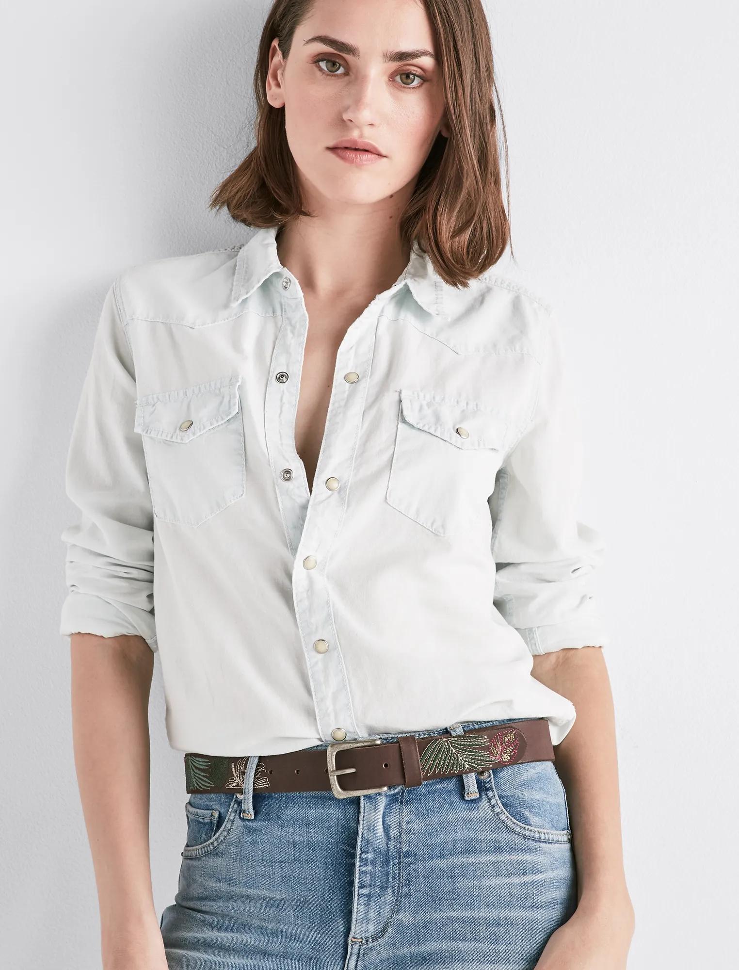 TROPICAL EMBROIDERED BELT, image 2