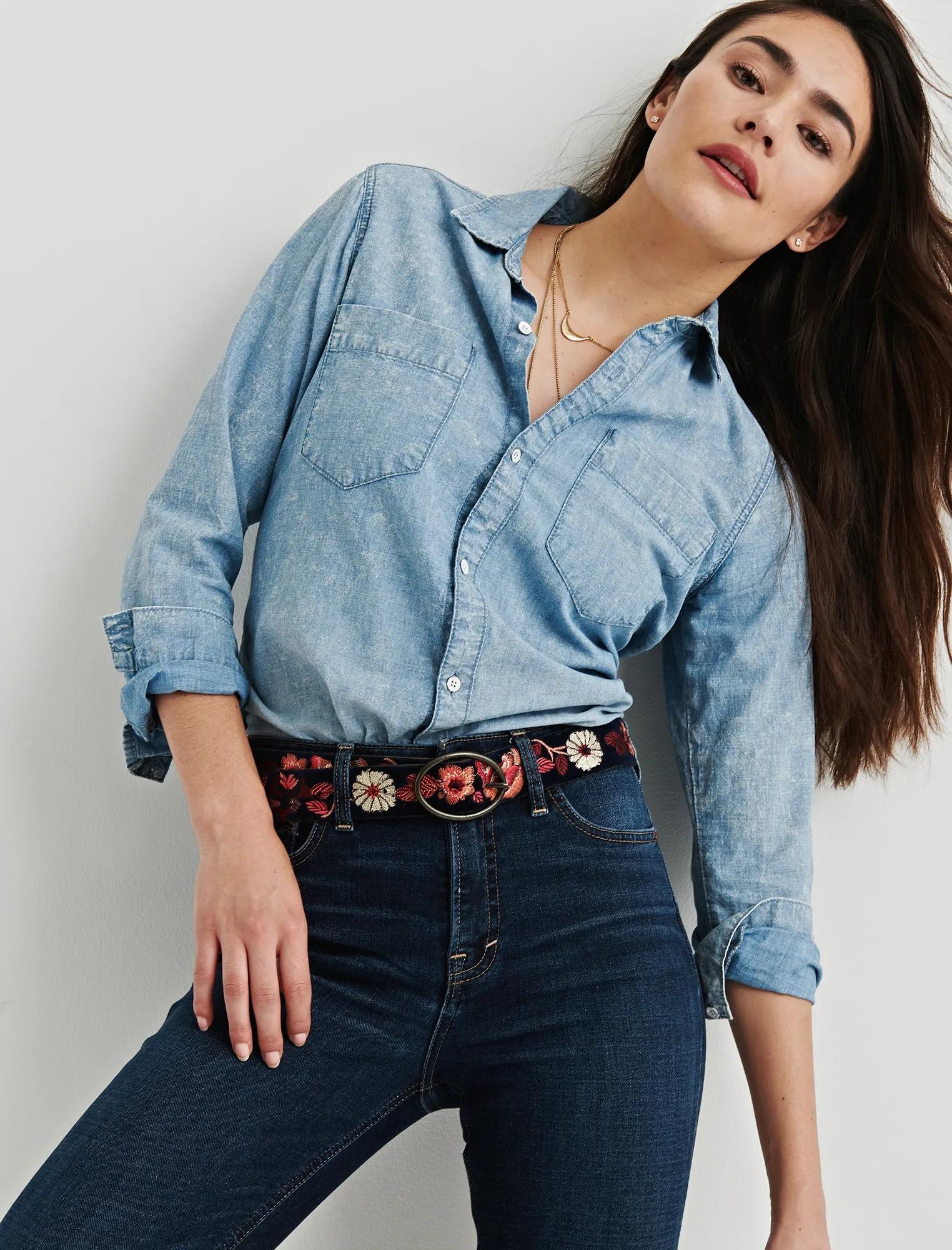 FLORAL VELVET BELT, image 2