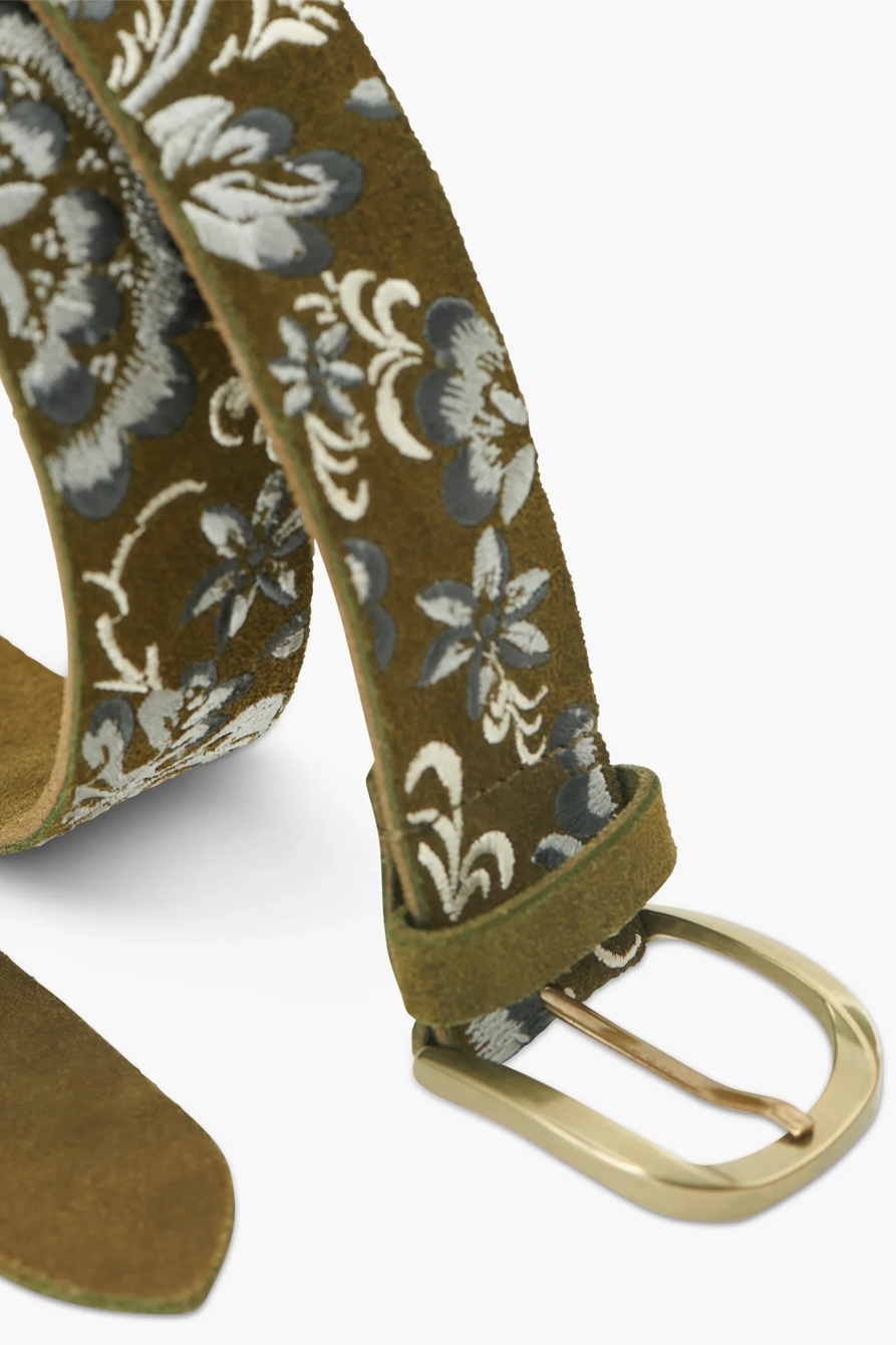 FLORAL EMBRIODERED BELT, image 3