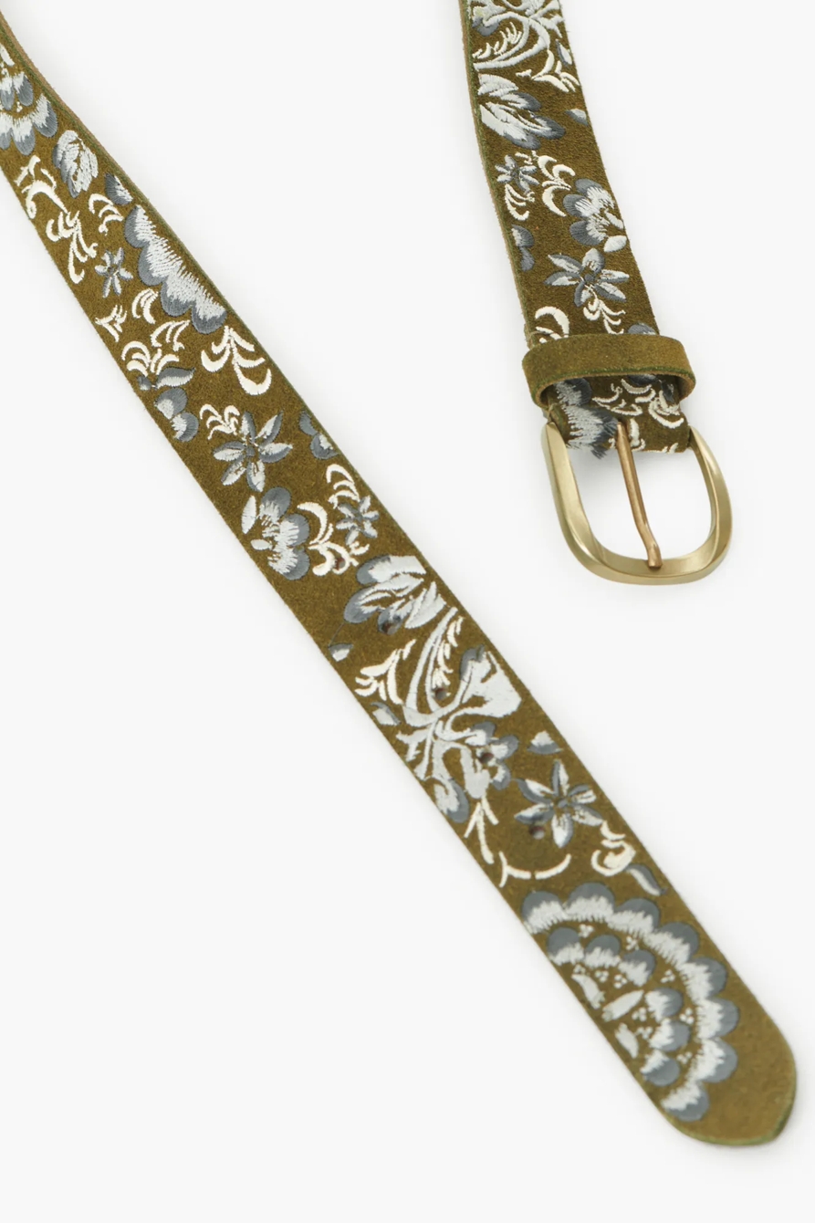 FLORAL EMBRIODERED BELT, image 4