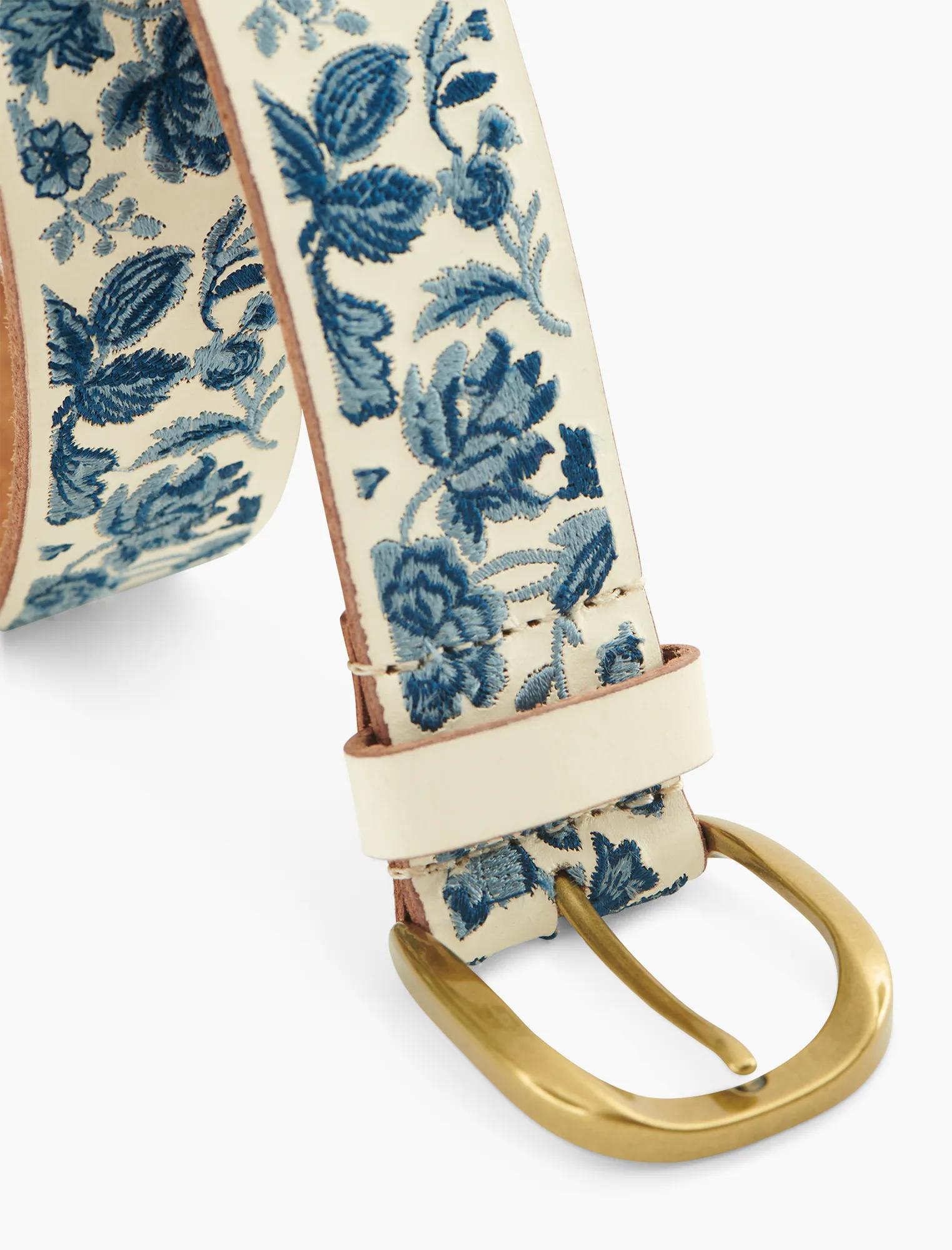 BOTANICAL EMBROIDERY BELT, image 3