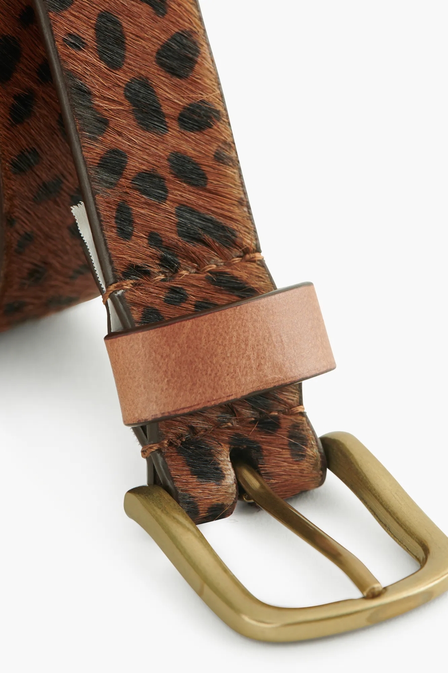 SKINNY LEOPARD BELT, image 3