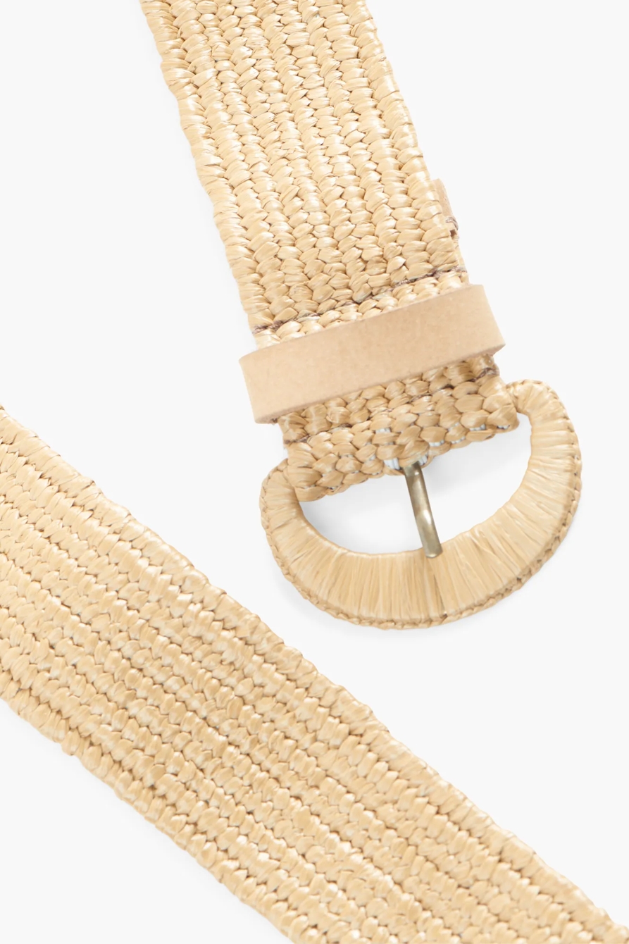 WOVEN COVERED BUCKLE BELT, image 2