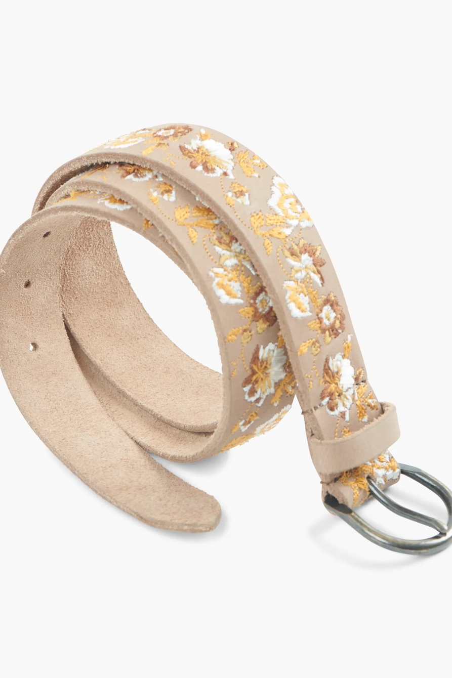 FLORAL EMBROIDERED BELT, image 2