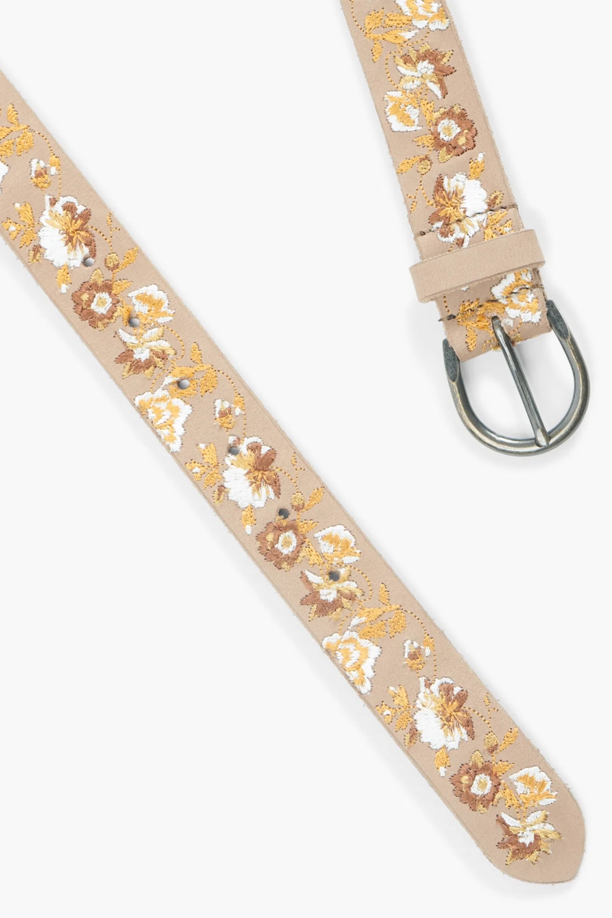 FLORAL EMBROIDERED BELT, image 4
