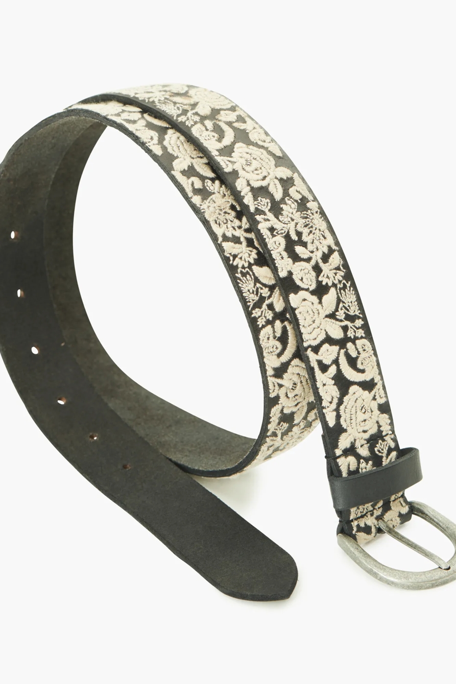 FLORAL EMBROIDERED BELT, image 2