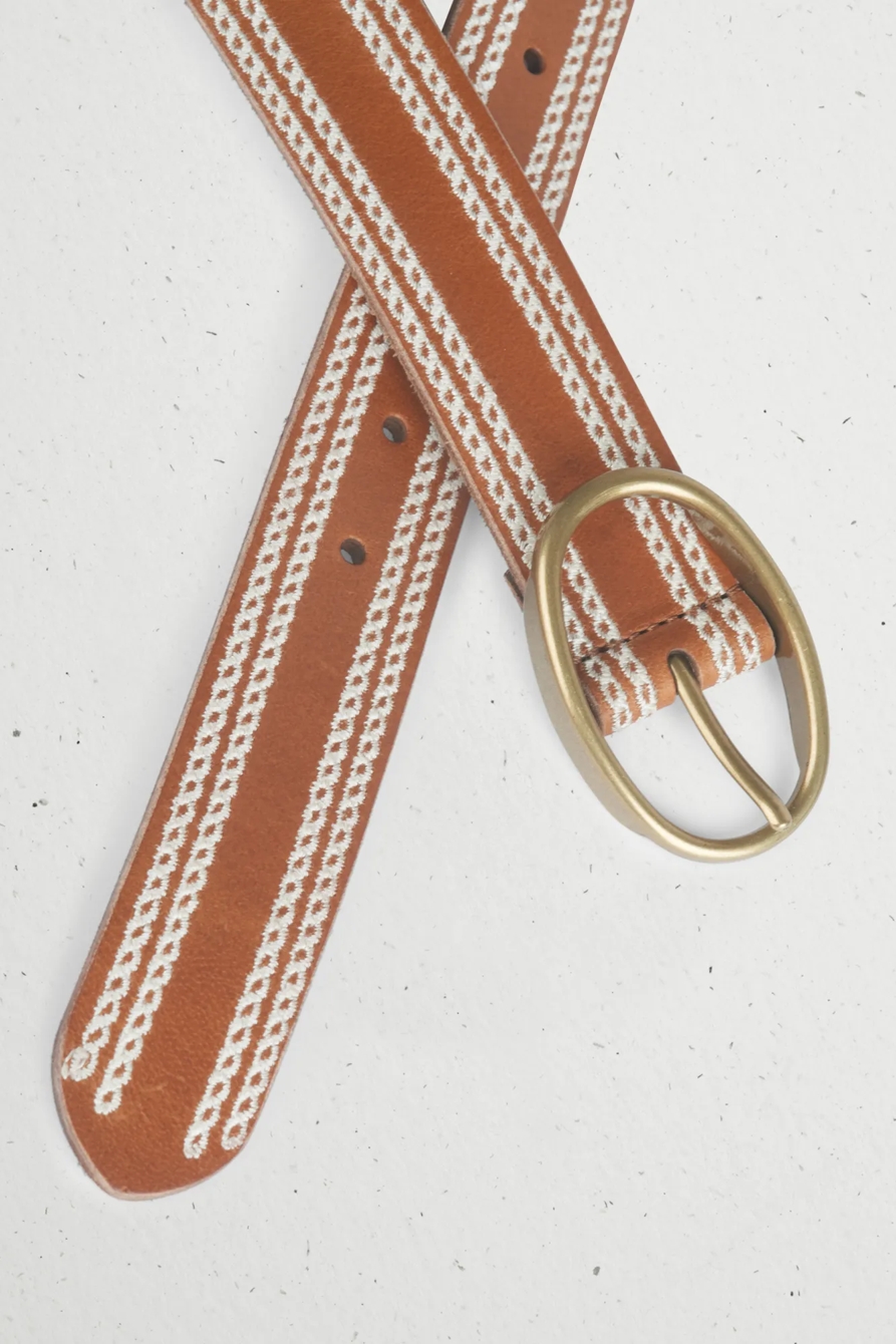 EMBROIDERED EDGE BELT, image 2