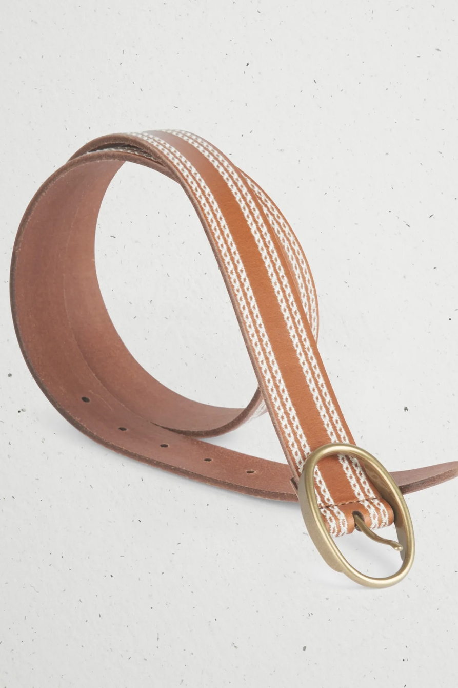 EMBROIDERED EDGE BELT, image 3