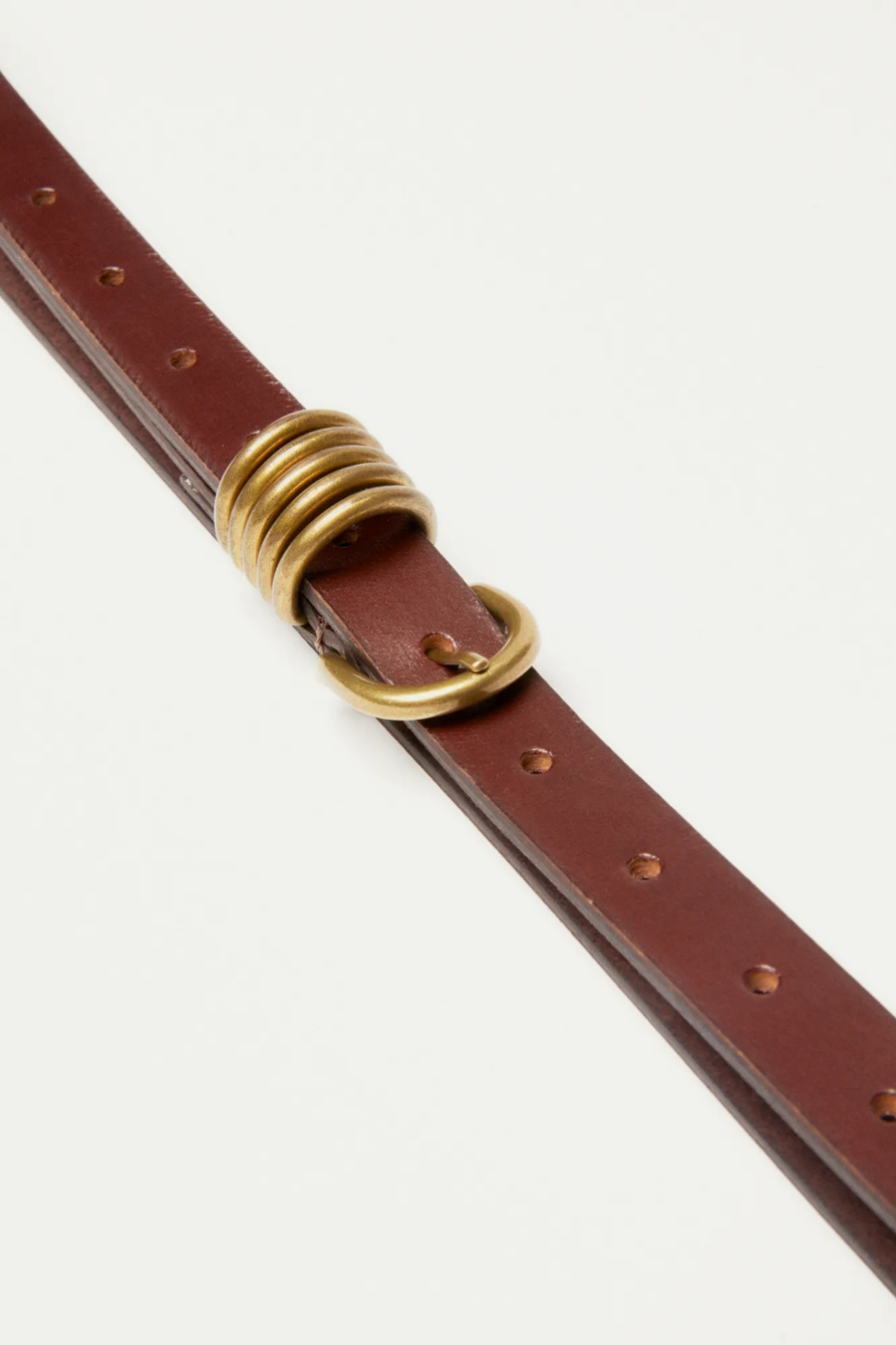 METAL LOOP DETAIL SKINNY BELT, image 2