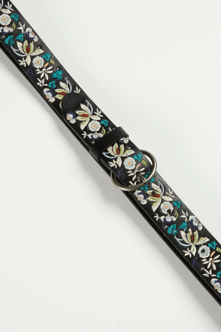BLUE EMBROIDERED BELT, image 2