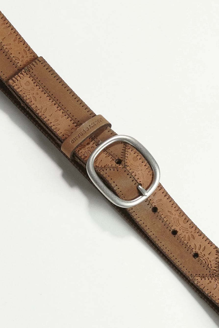 PATCHWORK LEATHER BELT, image 2