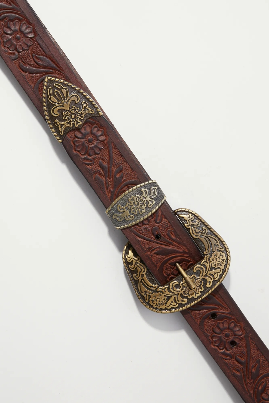 WESTERN DETAIL BUCKLE BELT, image 2