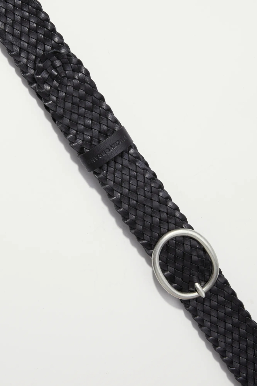 WOVEN LEATHER BELT, image 2
