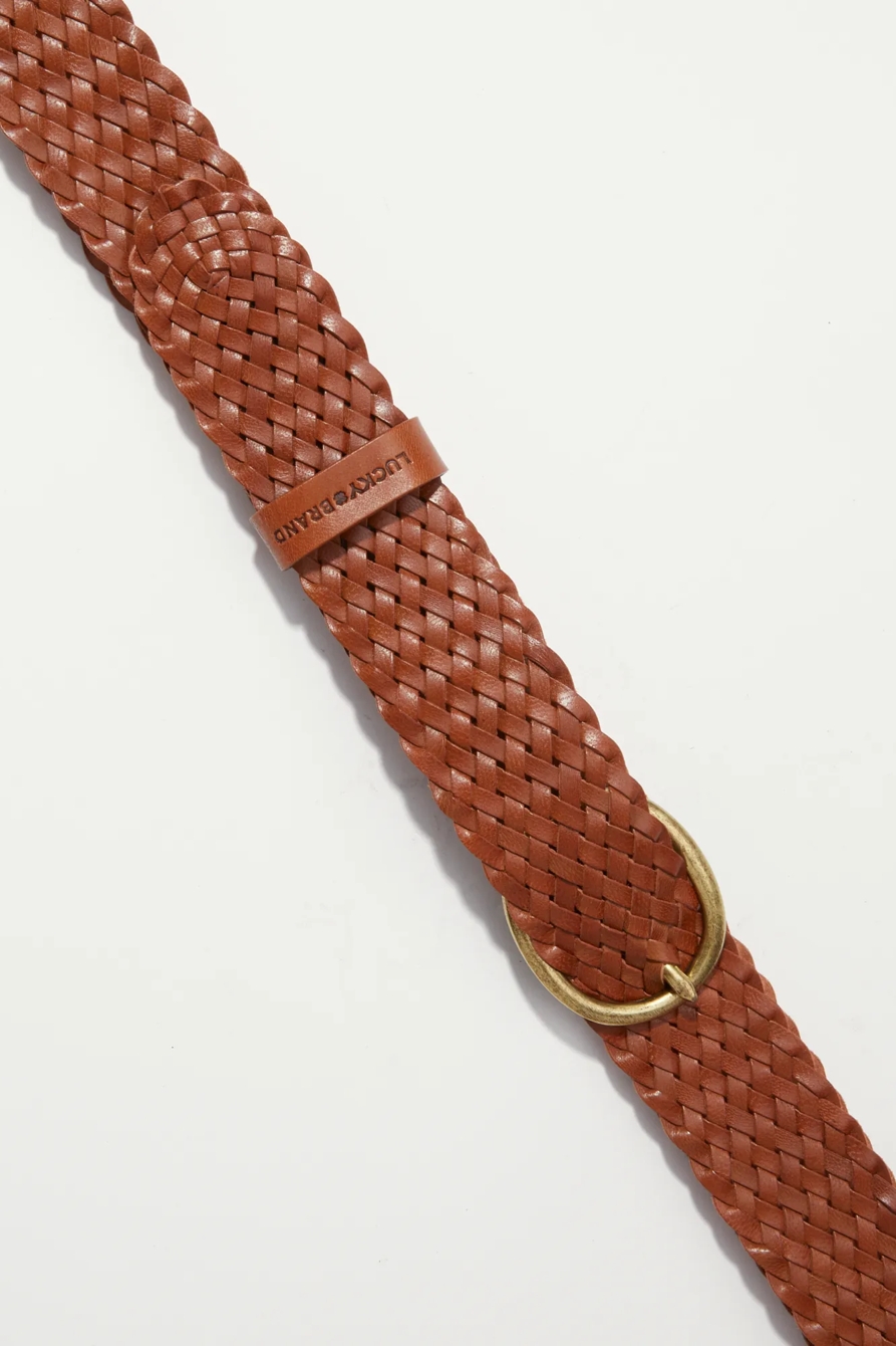 WOVEN LEATHER BELT, image 2