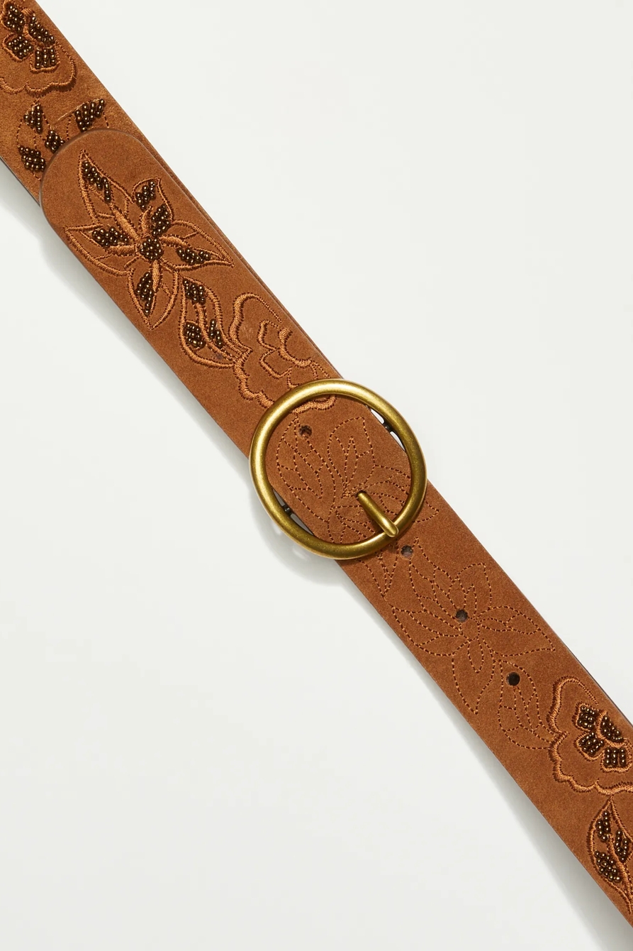 FLORAL BEADED BELT, image 2