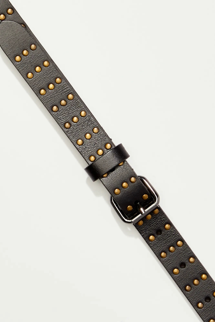 MINI STUDDED SKINNY BELT, image 2