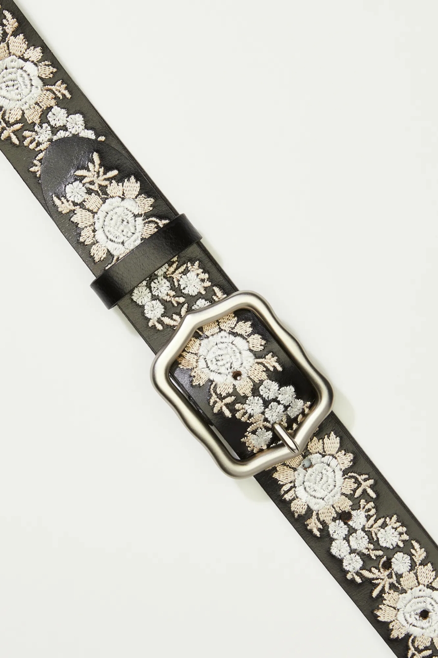BLOOM FLORAL EMBROIDERED BELT, image 2