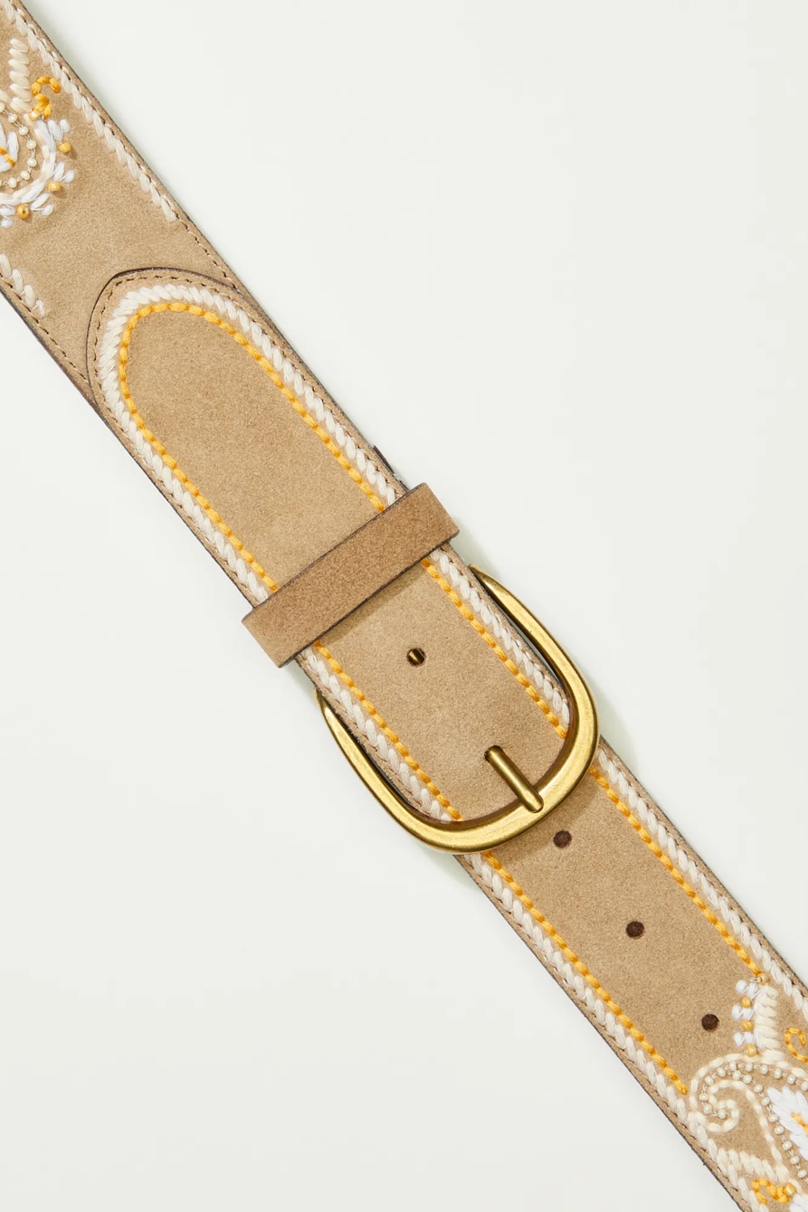 PAISLEY STITCHED BELT, image 2