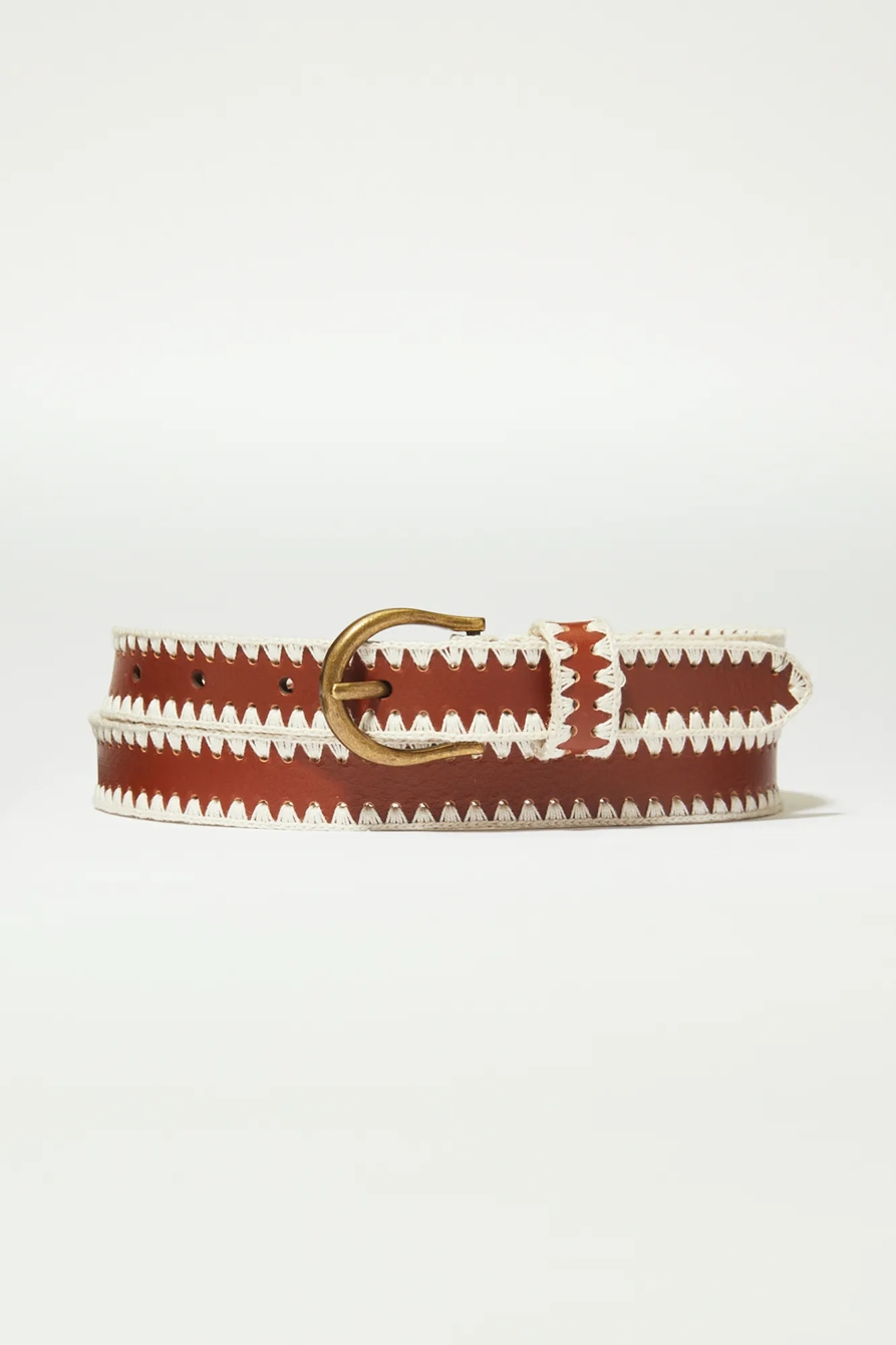 CROCHET EDGE DETAIL BELT, image 1