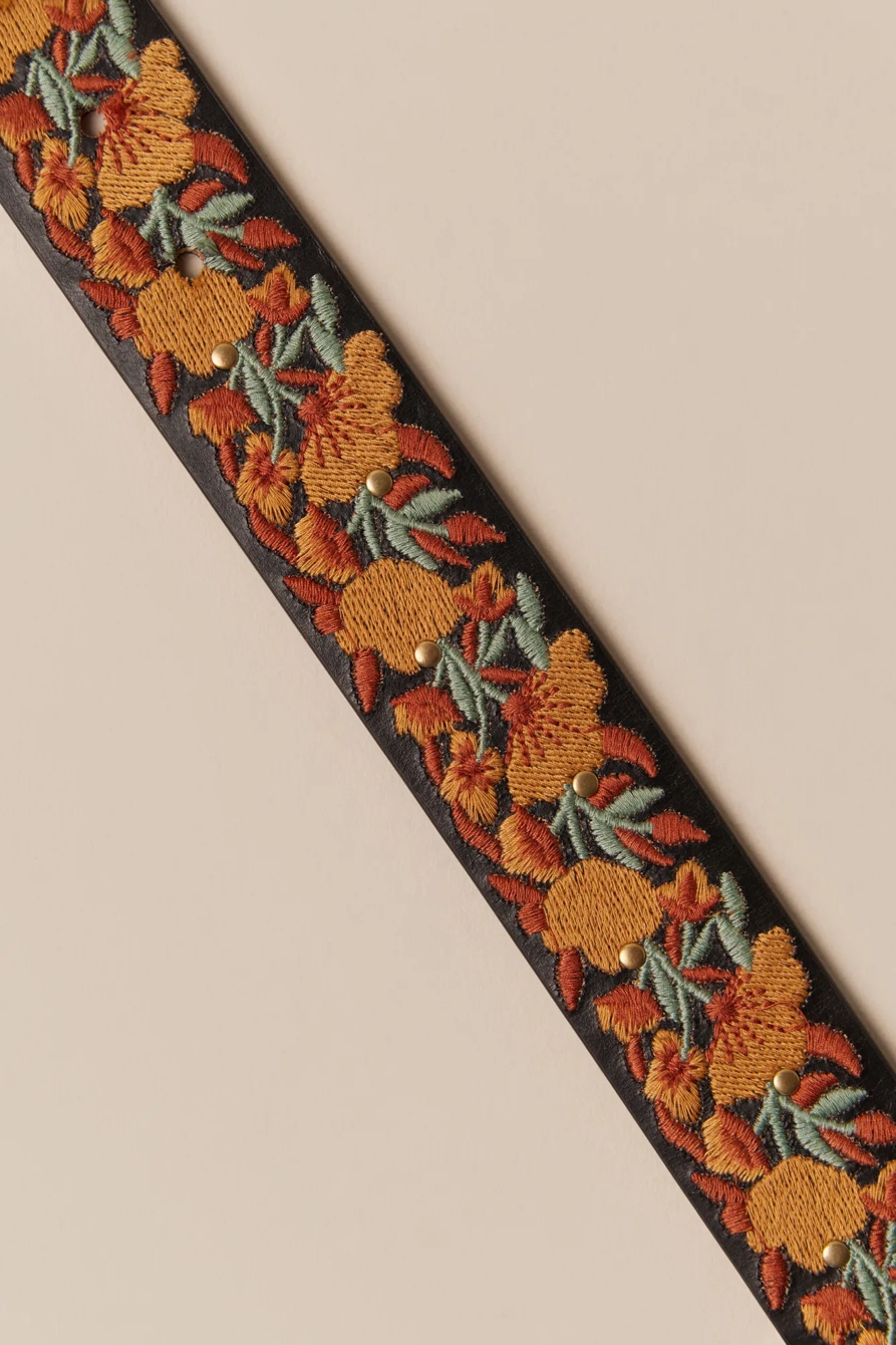 ORANGE EMBROIDERED BELT, image 2