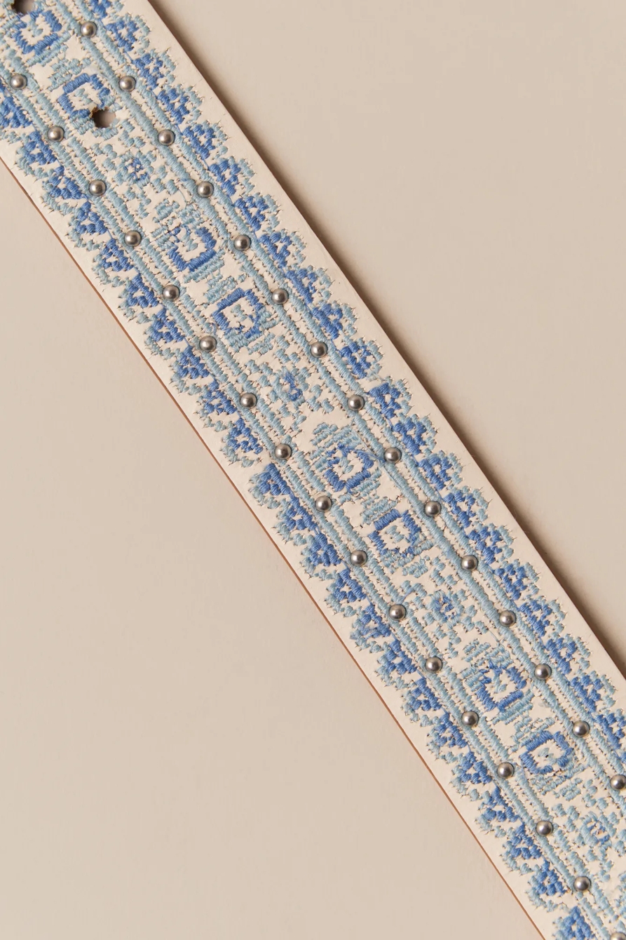TRIBAL STUDDED EMBROIDERED BELT, image 2