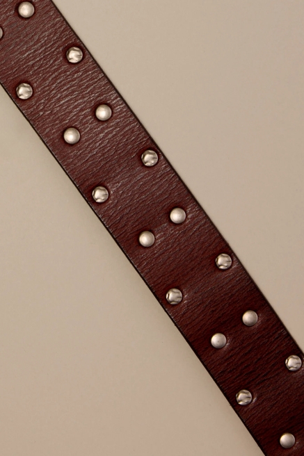 LEATHER STUDD BELT, image 2