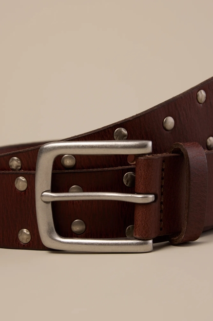 LEATHER STUDD BELT, image 3