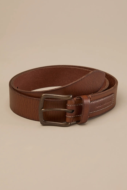 LEATHER LOGO BELT, image 1
