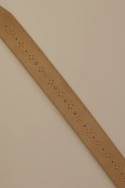 STUDDED SUEDE BELT, image 2