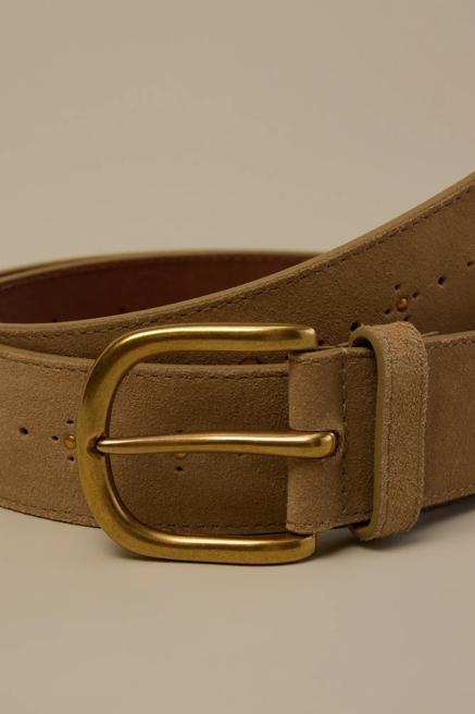 STUDDED SUEDE BELT, image 3