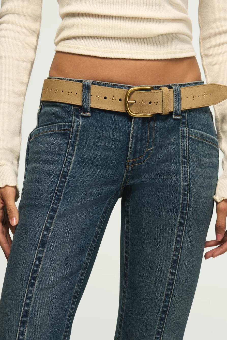 STUDDED SUEDE BELT, image 4
