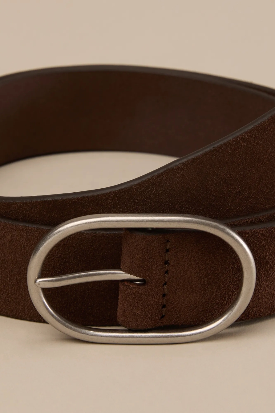 BEVELED EDGE LEATHER BELT, image 3