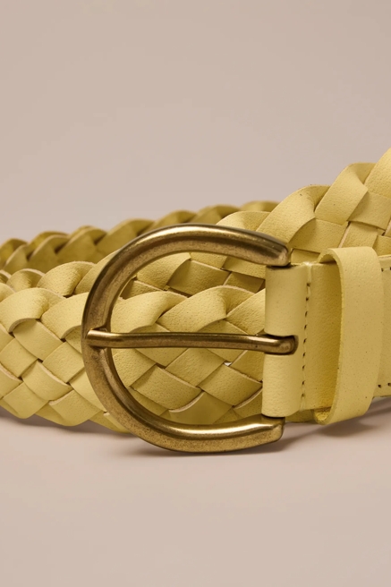WOVEN LEATHER BELT, image 3
