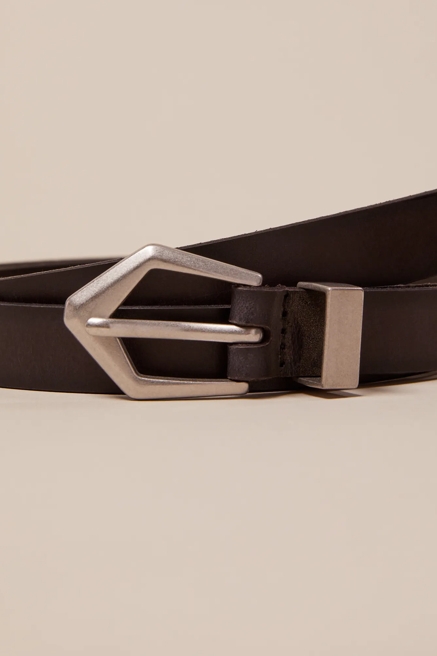 LEATHER GEOMETRIC BELT, image 3