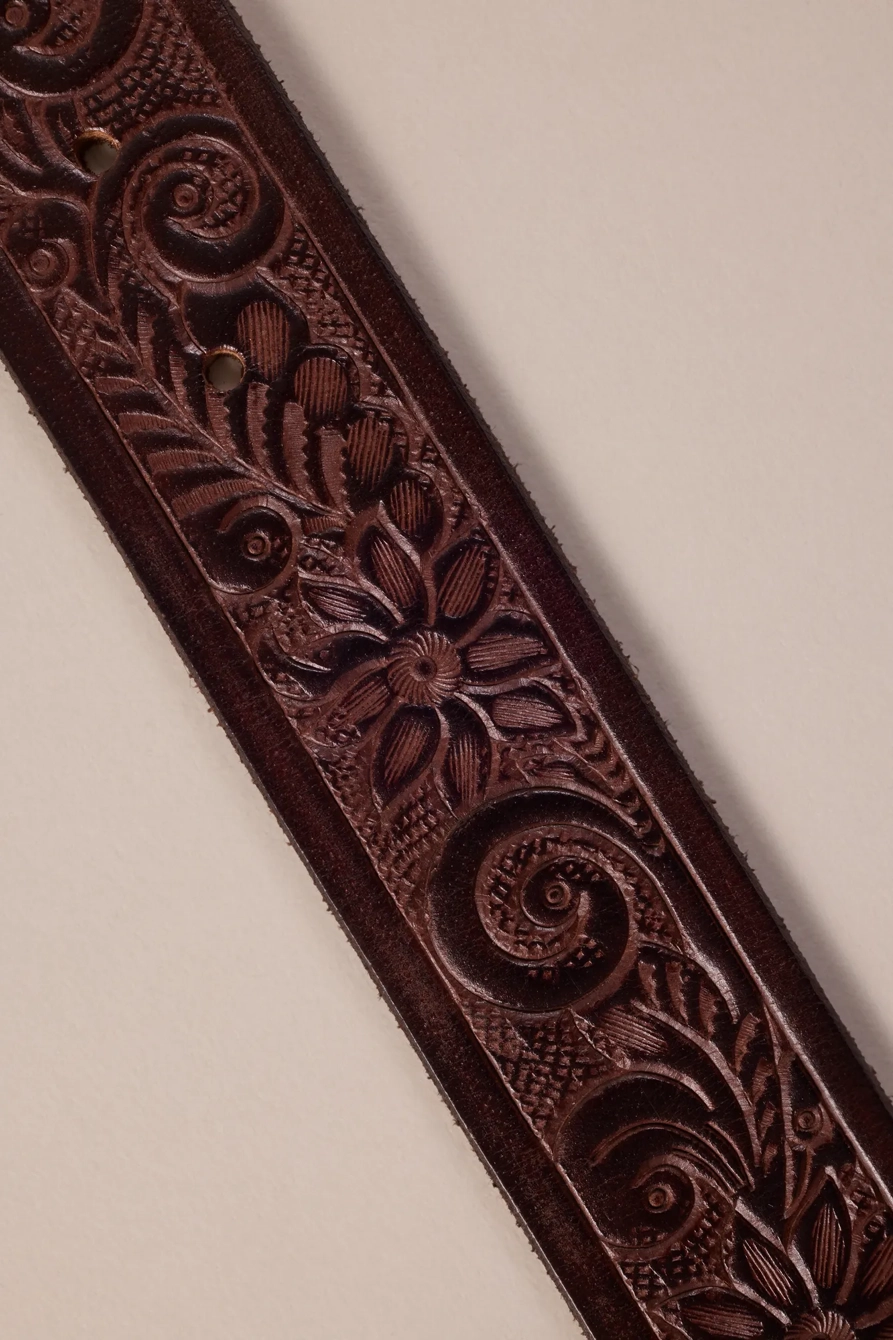 FLORAL WESTERN BELT
