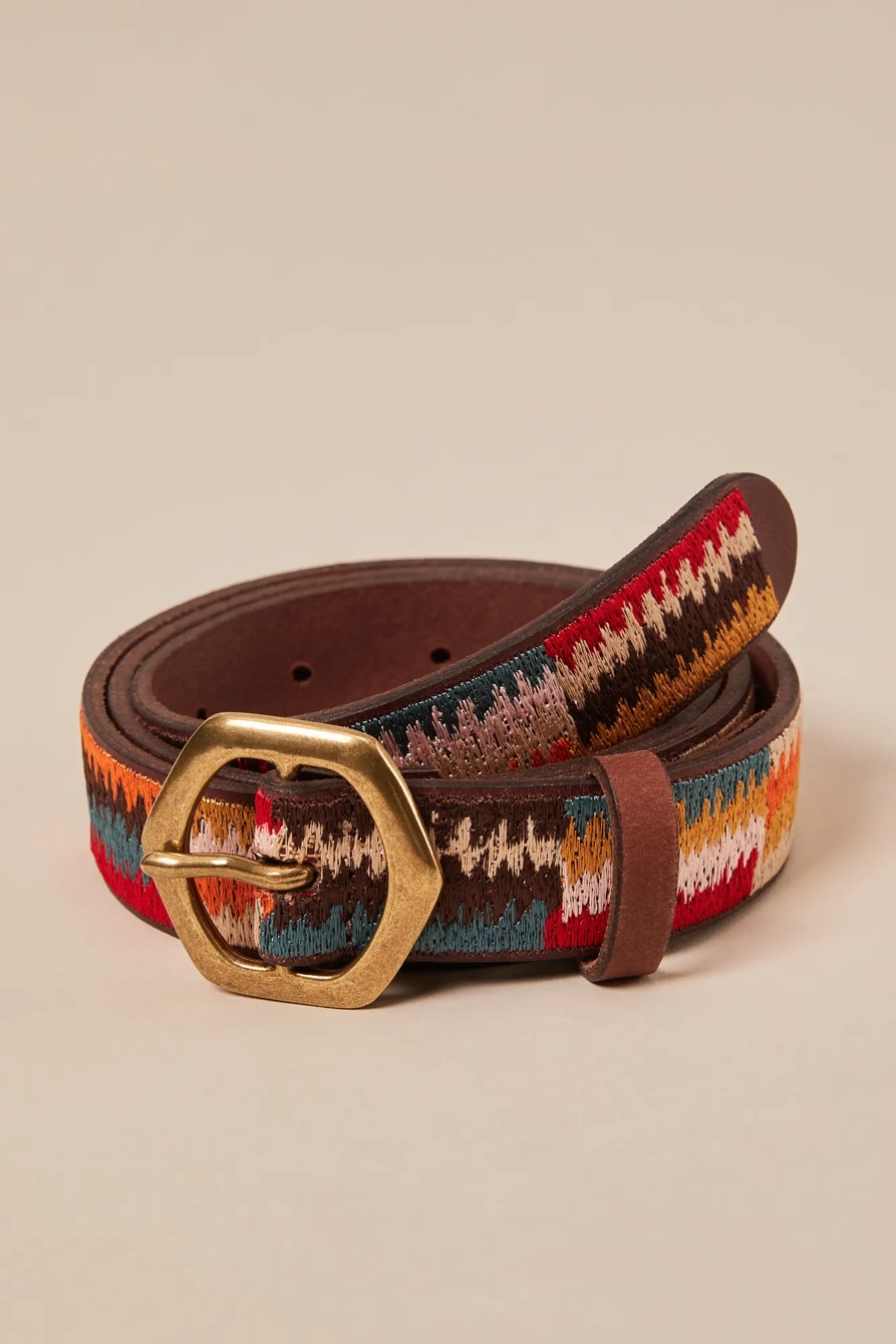 WOVEN MULTICOLOR BELT