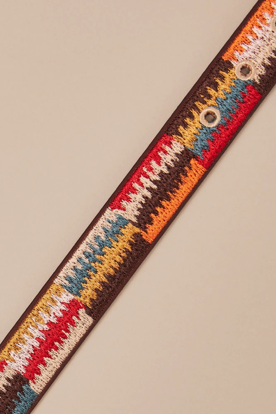 WOVEN MULTICOLOR BELT, image 2