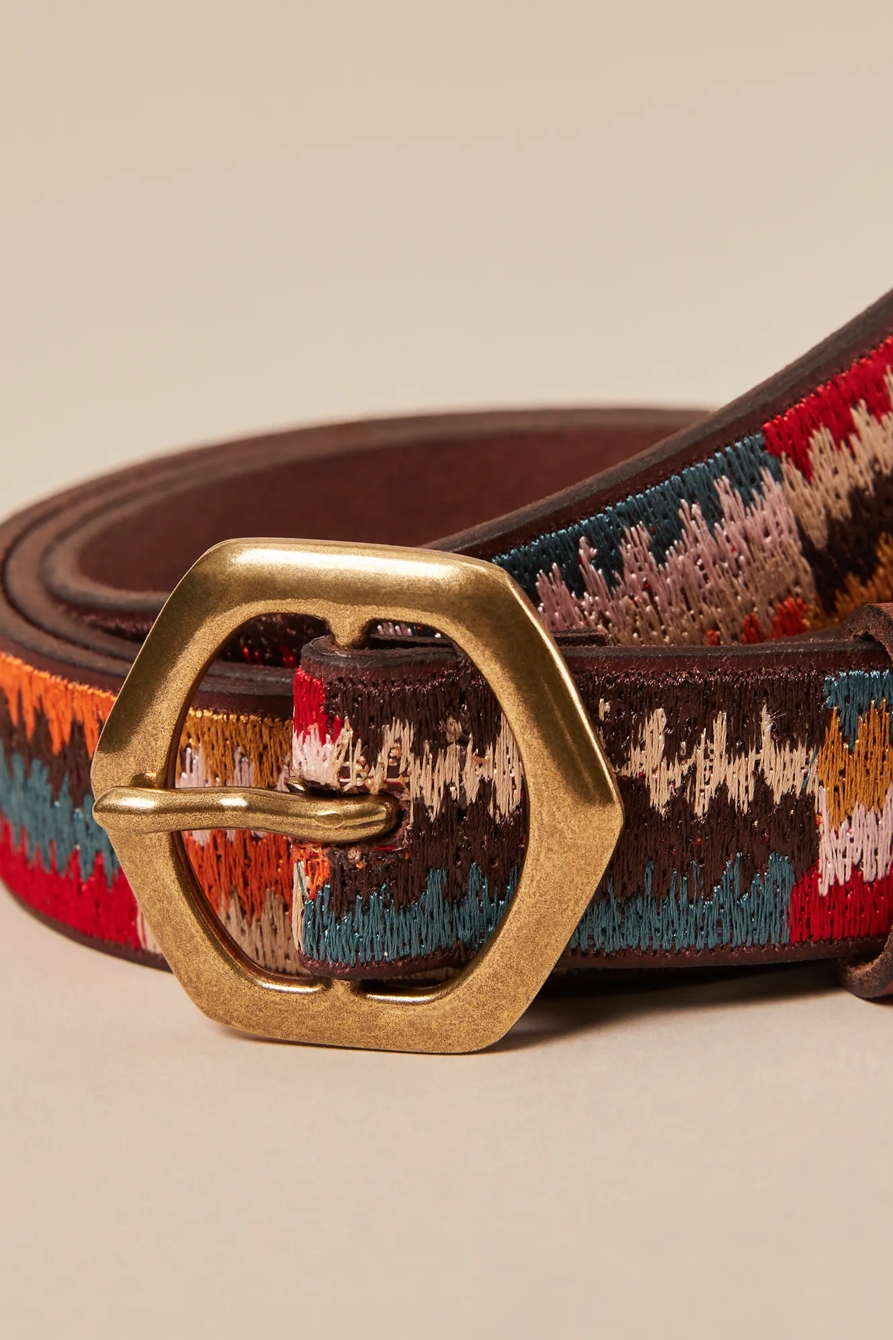 WOVEN MULTICOLOR BELT, image 3