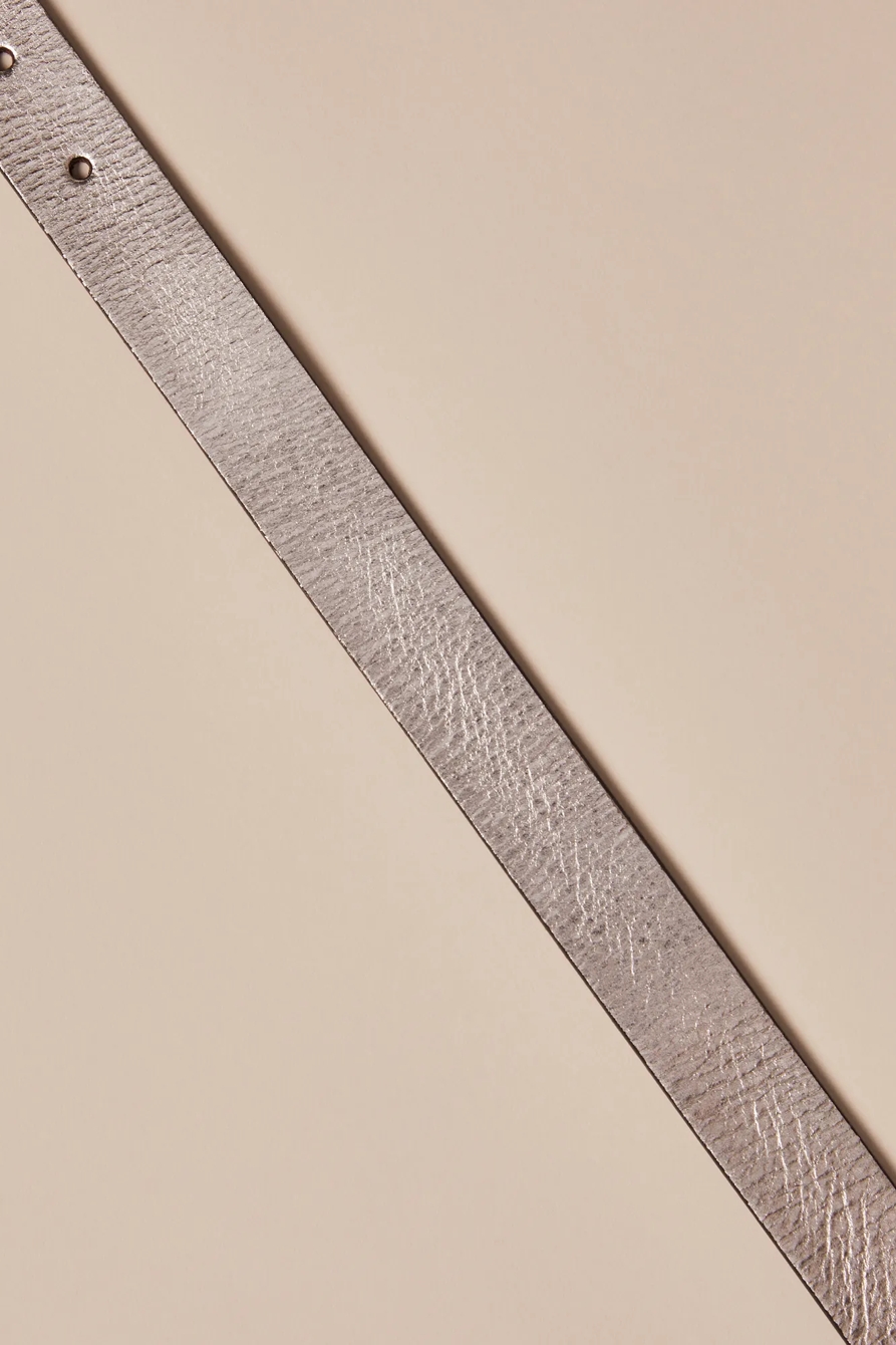 MATTE SILVER BELT, image 4