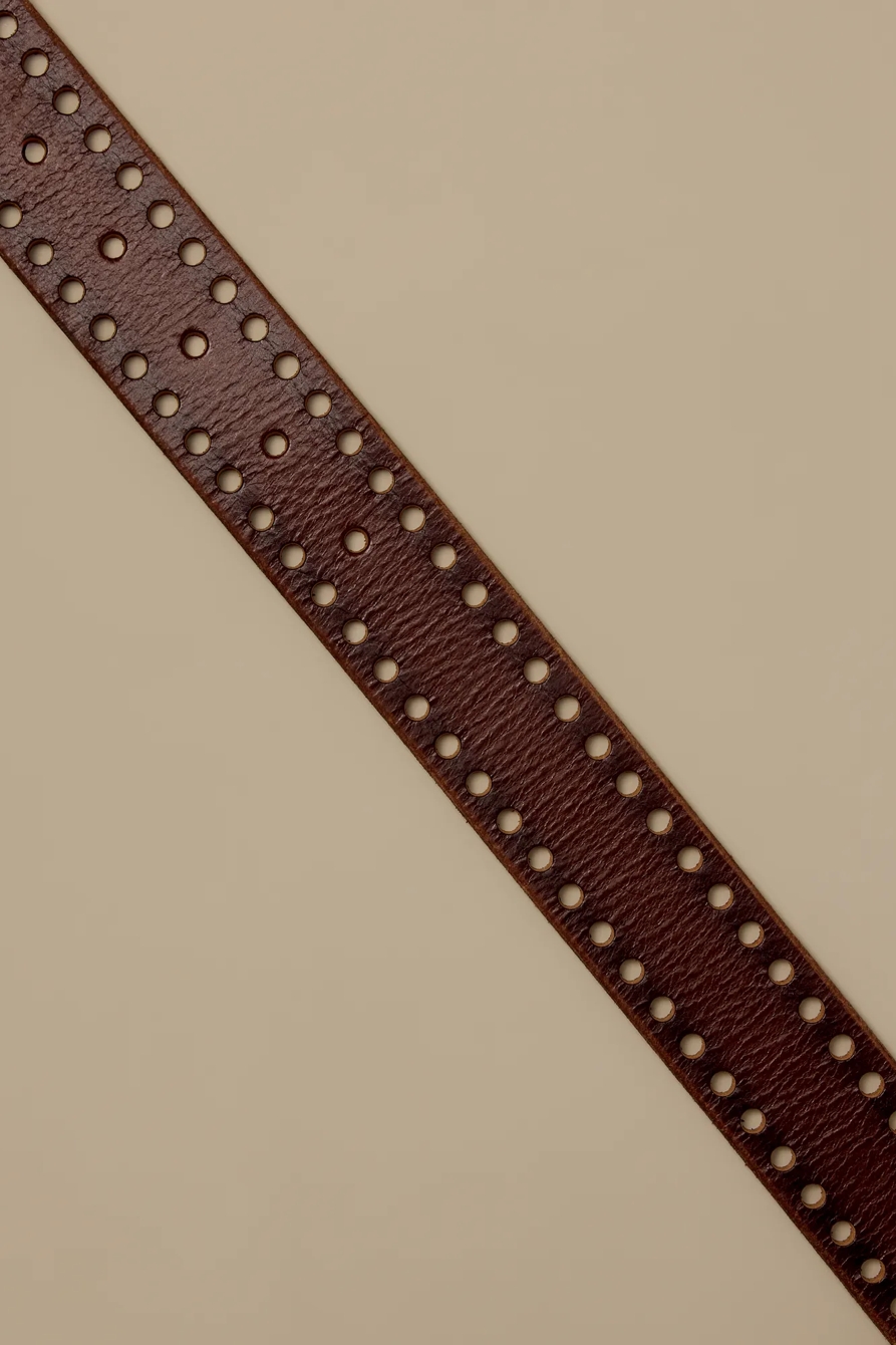 PERFORATED LEATHER BELT, image 2