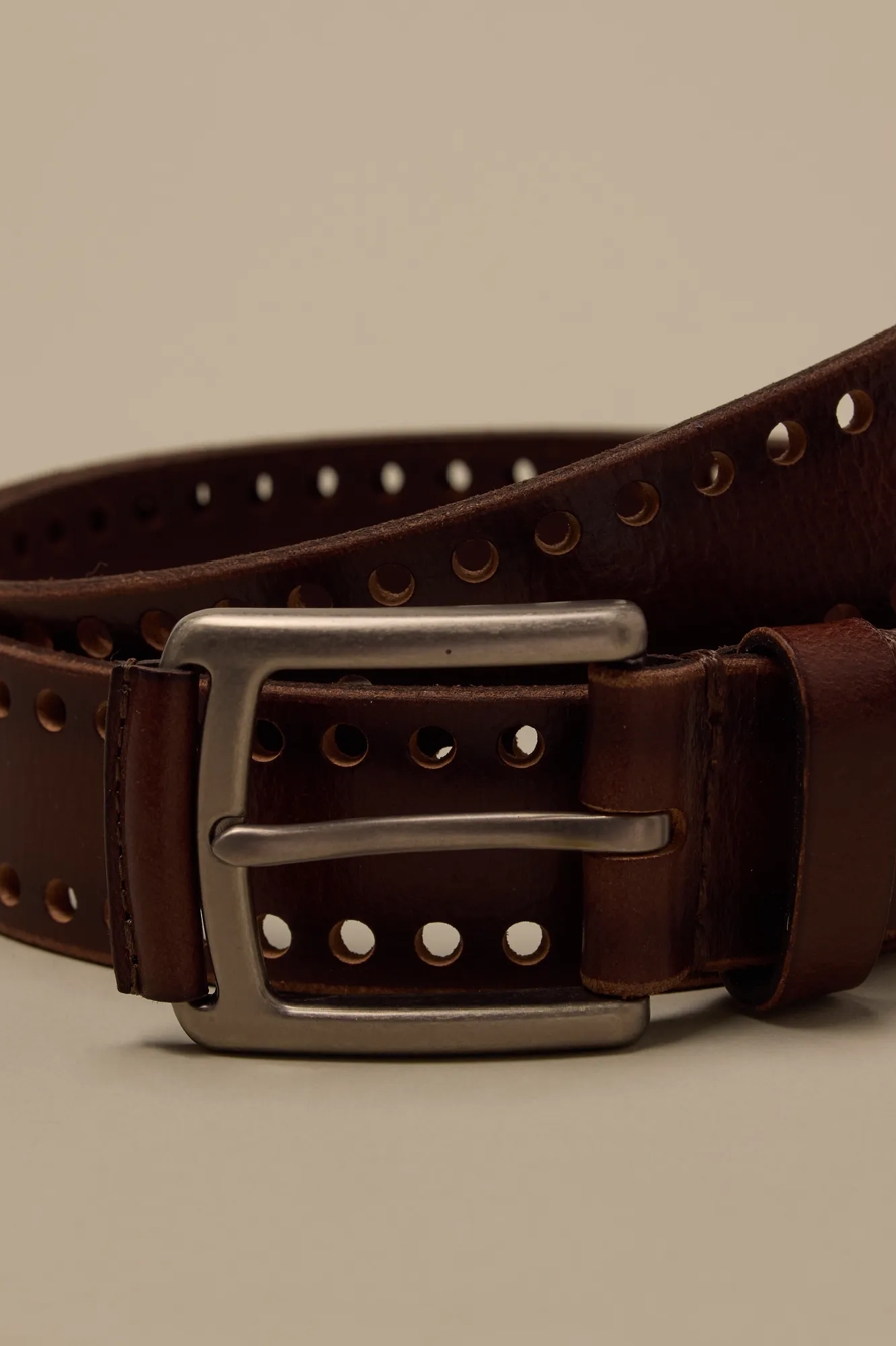 PERFORATED LEATHER BELT, image 3