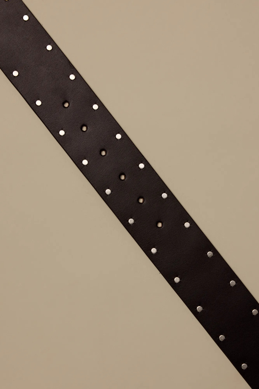 WIDE DOUBLE STUDDED HIP BELT, image 2