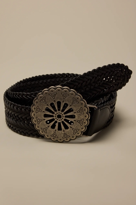 WOVEN CONCHO BELT, image 1